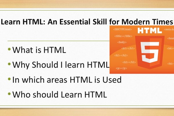 Learn HTML: An Essential Skill for Modern Times