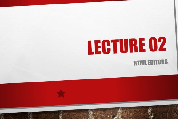 Lecture 02